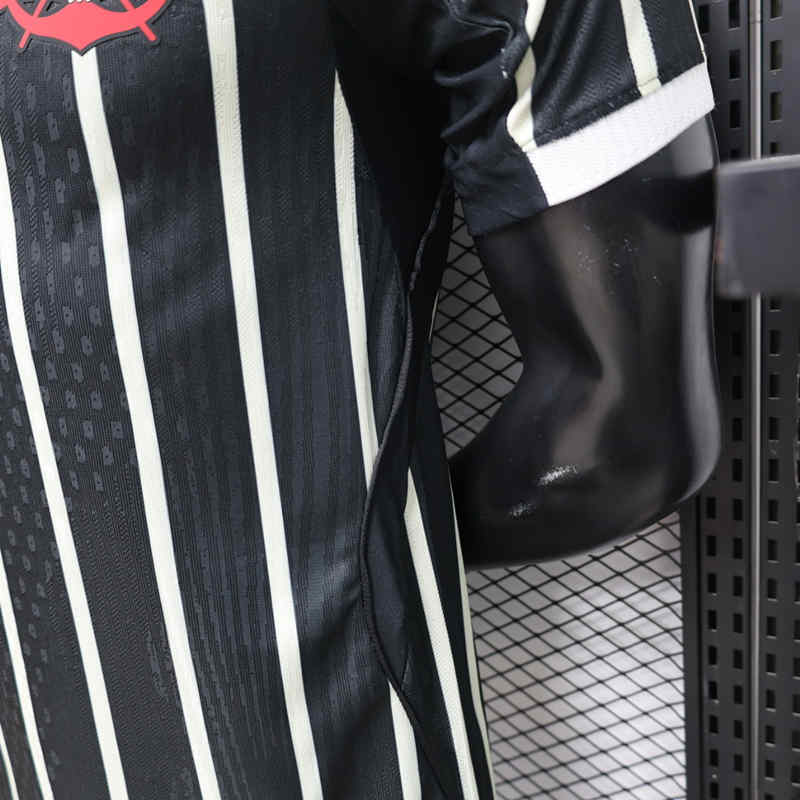 Player Version 26-27 Corinthians Away Black Thailand Soccer Jersey AAA-888