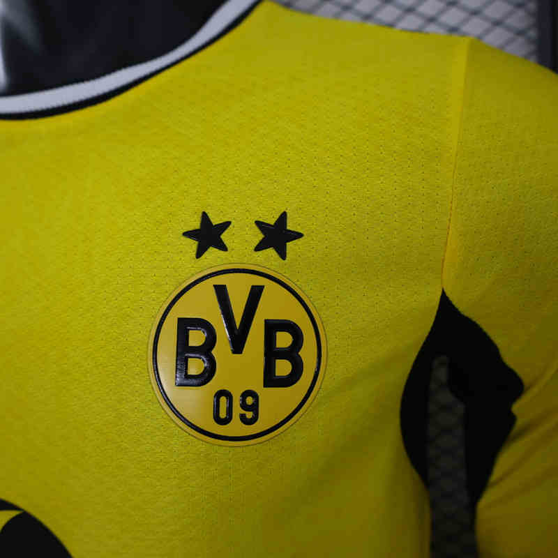 Player Version 26-27 Borussia Dortmund Home Yellow LS Thailand Soccer Jersey AAA-888