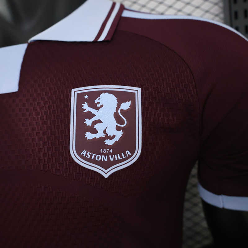 Player Version 26-27 Aston Villa Home Red Thailand Soccer Jersey AAA-888