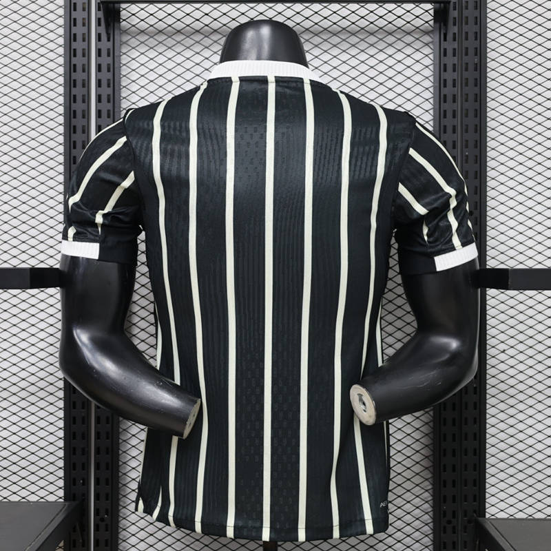 Player Version 26-27 Corinthians Away Black Thailand Soccer Jersey AAA-888