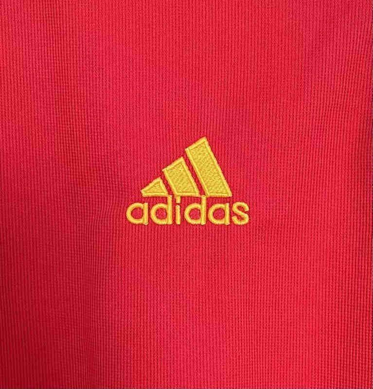 Retro Version 2000 Spain Home Red Thailand Soccer Jersey AAA-811