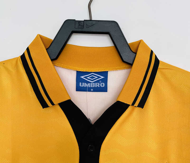 Retro Version 96-97 Inter Milan 2nd Away Yellow Thailand Soccer Jersey AAA-811