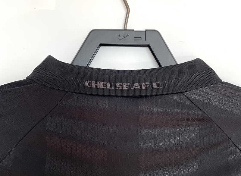 Retro Version 98-99 Chelsea 2nd Away Black Thailand Soccer Jersey AAA-811