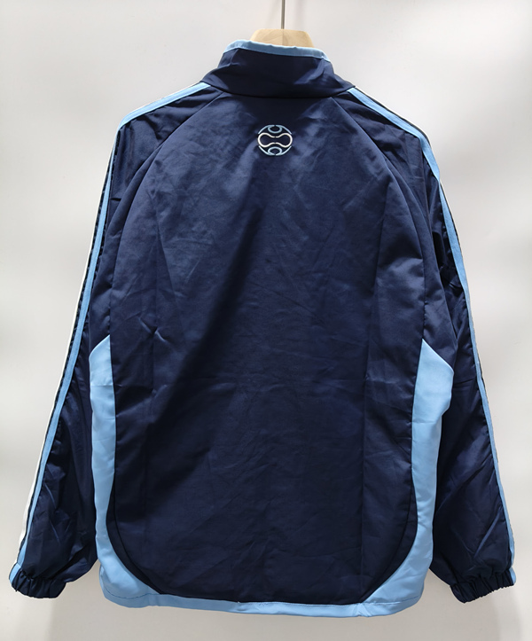 2006 Retro Version Argentina Royal Blue Single-Sided Thailand Soccer Trench Coat -0225