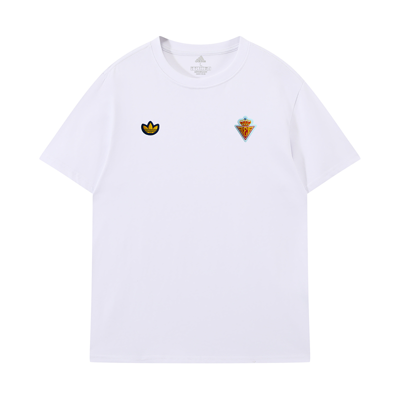 26-27 Spain Retro White Embroidered T-Shirt -LH