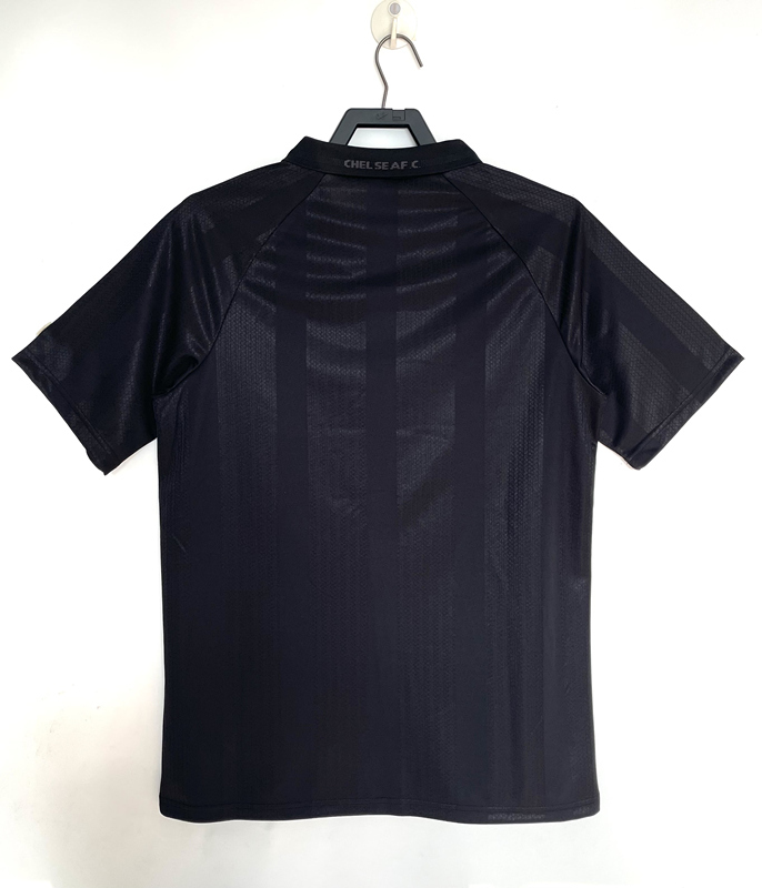 Retro Version 98-99 Chelsea 2nd Away Black Thailand Soccer Jersey AAA-811