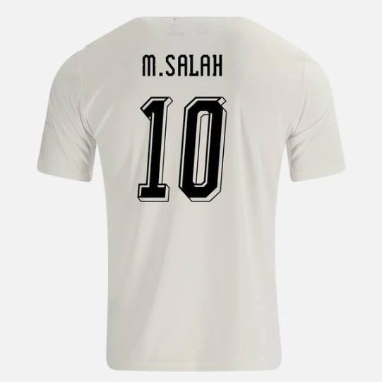 26-27 Egypt Away White (Mohamed Salah #10) Thailand Soccer Jersey AAA