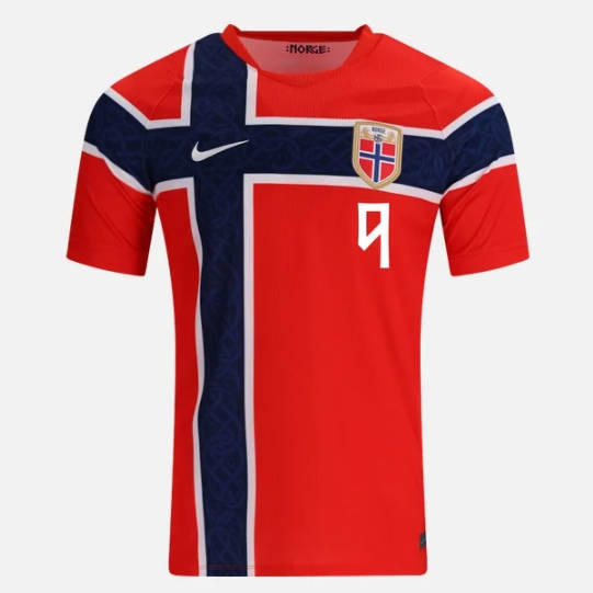 26-27 Norway (Erling Haaland #9) Home Red Thailand Soccer Jersey AAA