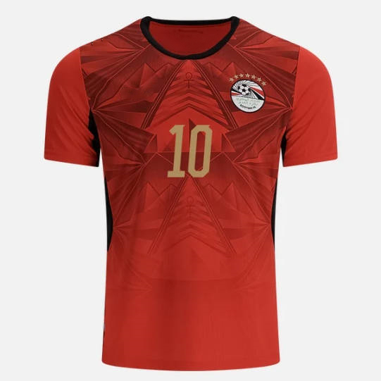 26-27 Egypt Away Red (Mohamed Salah #10) Thailand Soccer Jersey AAA