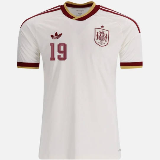 26-27 Spain Away White (Lamine Yamal #19) Thailand Soccer Jersey AAA
