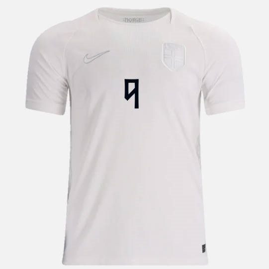 26-27 Norway (Erling Haaland #9) Third White Thailand Soccer Jersey AAA