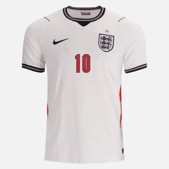 26-27 England Home White (Jude Bellingham #10) Thailand Soccer Jersey