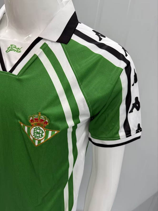 Retro Version 97-98 Real Betis Away Green Thailand Soccer Jersey AAA-3932