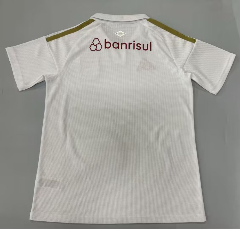 (S-4XL) 26-27 Brazil SC Internacional Away White Thailand Soccer Jersey AAA-5668
