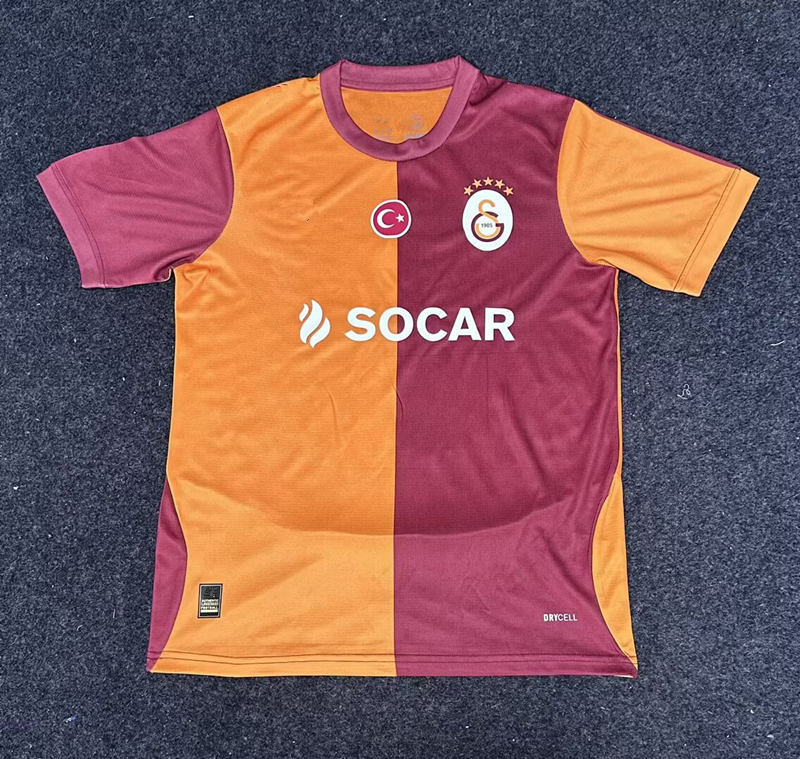 (S-4XL) 26-27 Galatasaray SK Home Yellow&Red Thailand Soccer Jersey AAA-7750