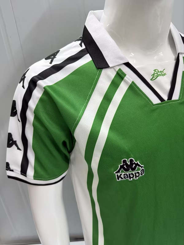 Retro Version 97-98 Real Betis Away Green Thailand Soccer Jersey AAA-3932