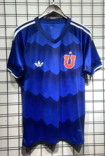(S-4XL) 26-27 Special Version Universidad de Chile Blue Thailand Soccer Jersey AAA-7750