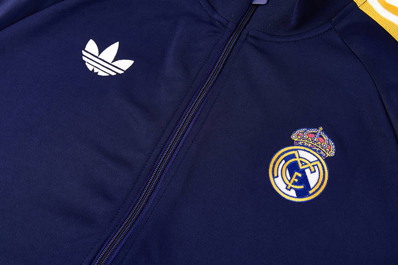 26-27 Real Madrid Royal Blue Thailand Soccer Jacket Uniform-LH