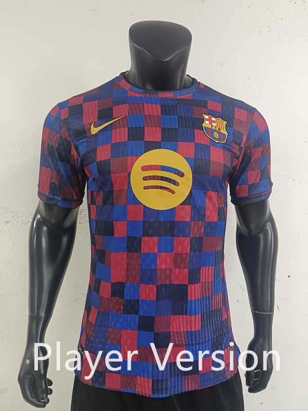 Player Pre-match Version 26-27 Barcelona Thailand Soccer Jersey AAA-0871