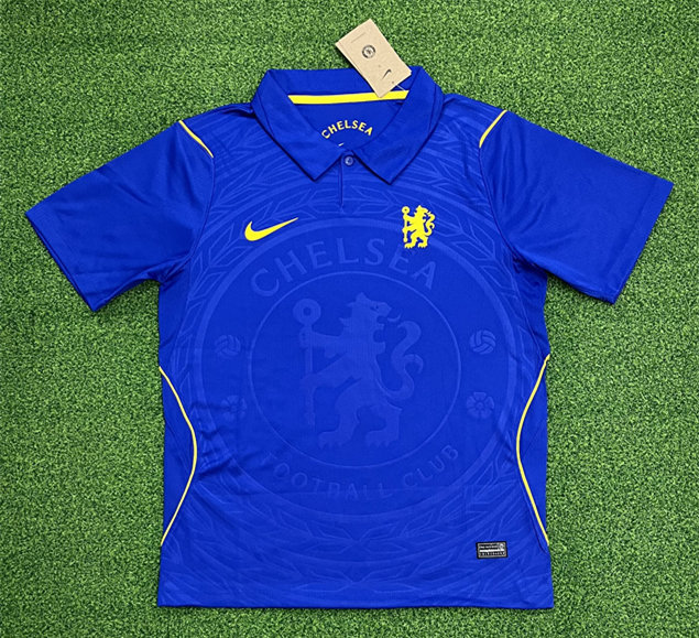 (S-4XL) 26-27 Chelsea Home Blue Thailand Soccer Jersey AAA-403