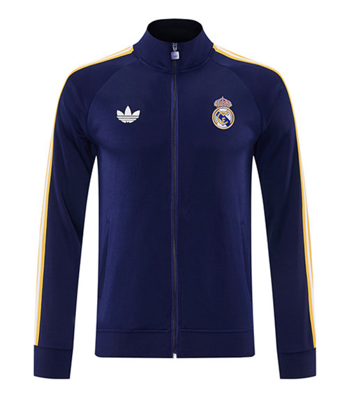 26-27 Real Madrid Royal Blue Thailand Soccer Jacket Uniform-LH