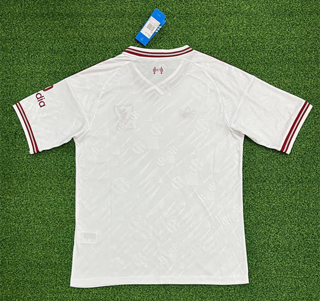 (S-4XL) 26-27 Liverpool Away White Thailand Soccer Jersey AAA-403