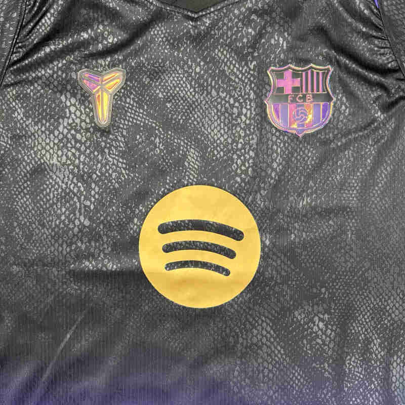 (S-4XL) 26-27 Barcelona Away Black&Purple Thailand Soccer Jersey AAA-7810