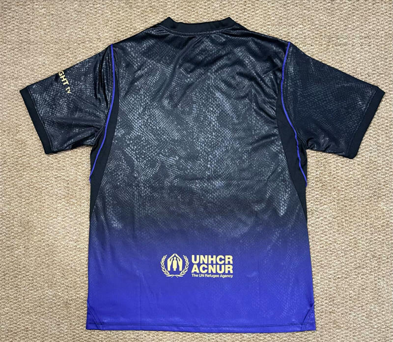 (S-4XL) 26-27 Barcelona Away Black&Purple Thailand Soccer Jersey AAA-7810