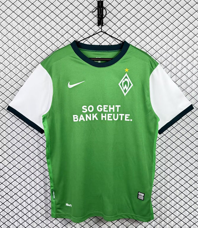 Retro Version 09-10 SV Werder Bremen Home Green Thailand Soccer Jersey AAA-3257