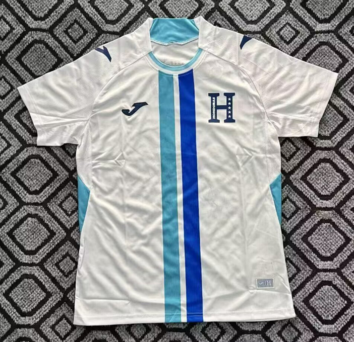 26-27 Honduras Home White Thailand Soccer Jersey AAA-7209