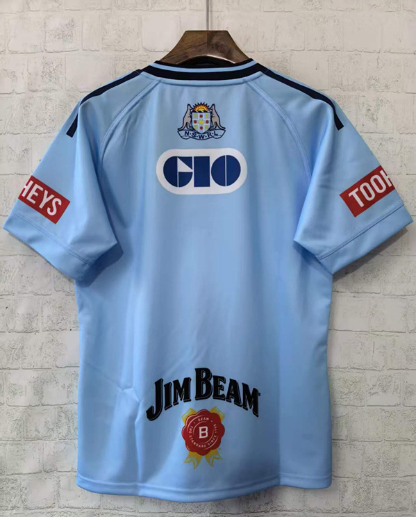 (S-5XL) 2026 Blues Home White&Blue Thailand Rugby Shirt