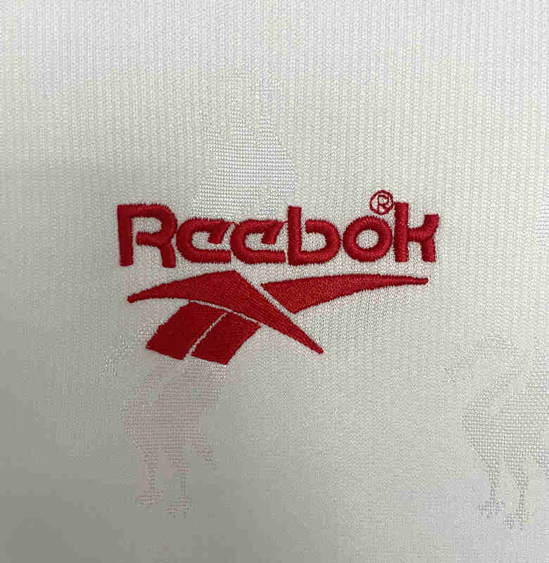 Retro Version 96-97 Liverpool White Thailand Soccer Jersey AAA-811