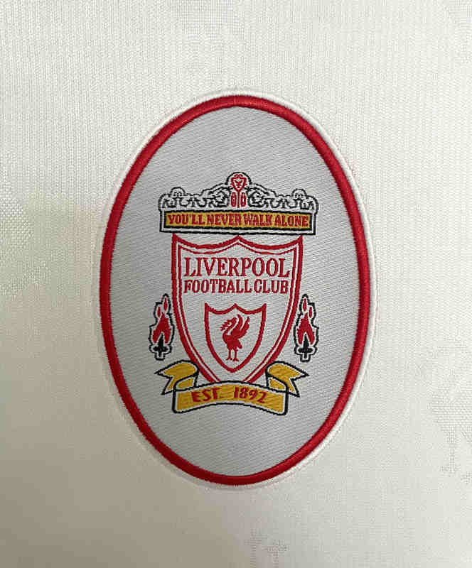 Retro Version 96-97 Liverpool White Thailand Soccer Jersey AAA-811