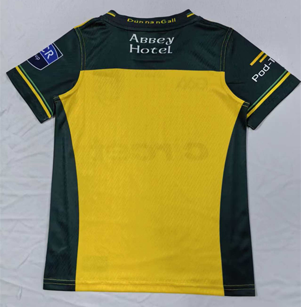 (16-26) 2026 GAA Donegal Yellow Kids Thailand Rugby Shirt