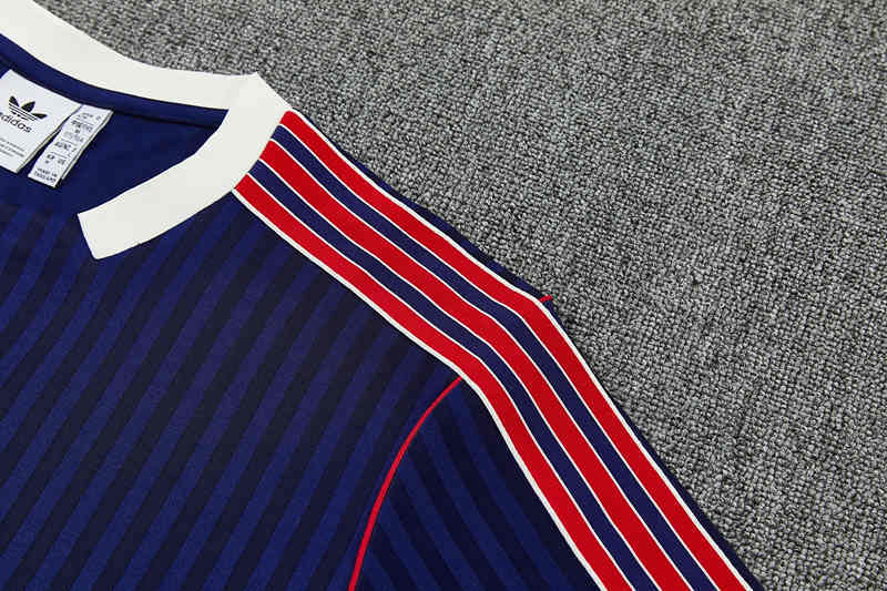 25-26 Retro Arsenal Royal Blue Thailand Soccer Short-Sleeves Uniform-418