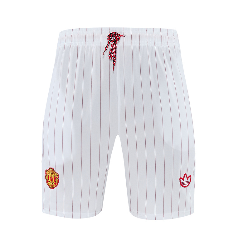 26-27 Manchester United White&Red Short-sleeved Thailand Soccer Uniform-418