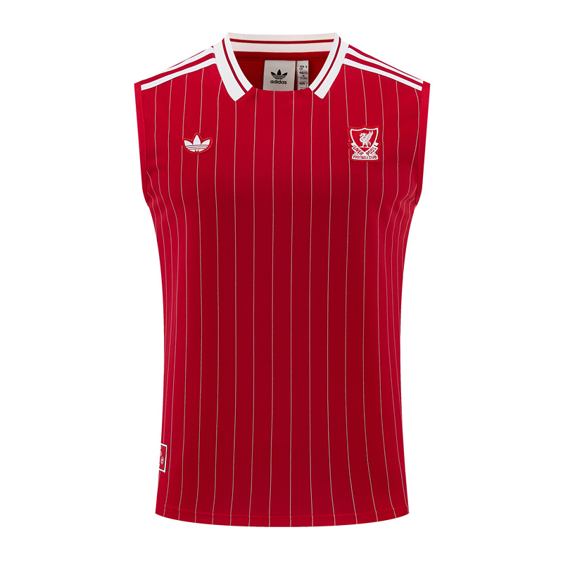 26-27 Retro Liverpool Red Thailand Soccer Vest Uniform-418