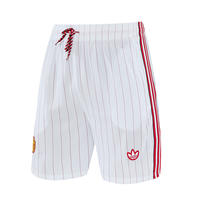 26-27 Manchester United White&Red Short-sleeved Thailand Soccer Uniform-418