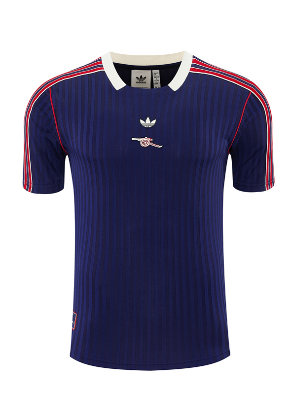 25-26 Retro Arsenal Royal Blue Thailand Soccer Short-Sleeves Uniform-418