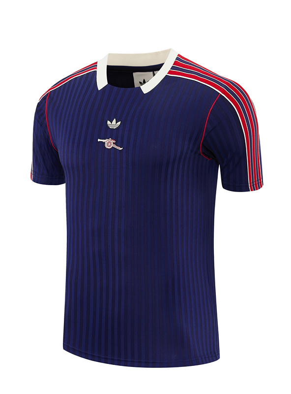 25-26 Retro Arsenal Royal Blue Thailand Soccer Short-Sleeves Uniform-418