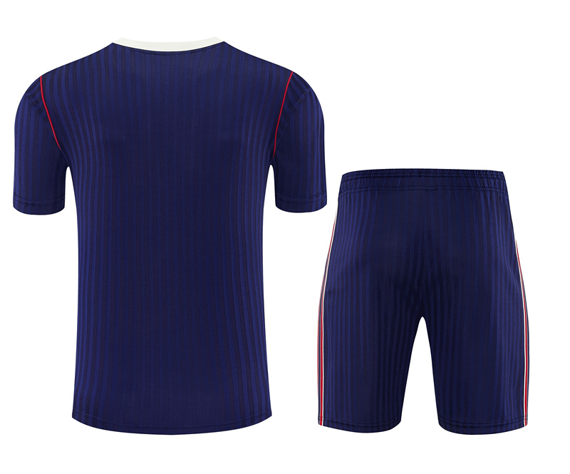 25-26 Retro Arsenal Royal Blue Thailand Soccer Short-Sleeves Uniform-418