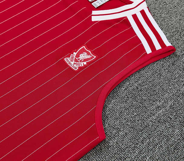 26-27 Retro Liverpool Red Thailand Soccer Vest Uniform-418