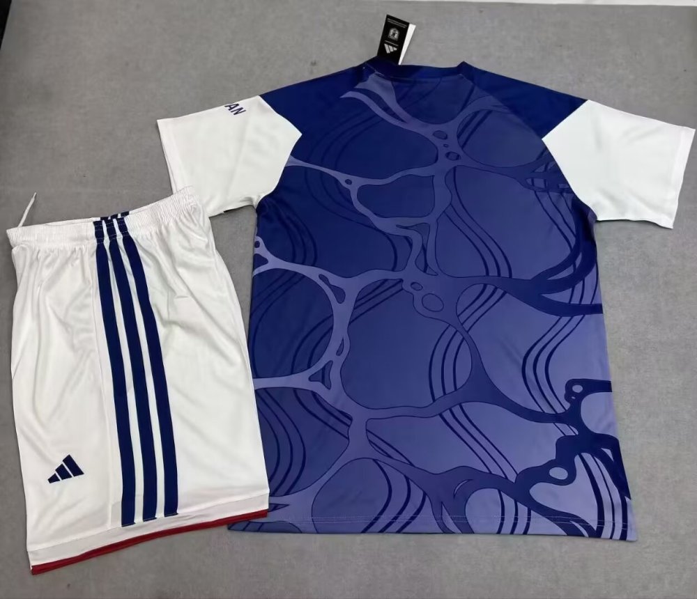 26-27 Special Edition Japan Blue Soccer Uniform-718