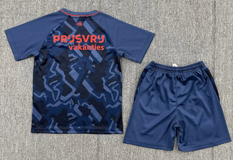 26-27 Feyenoord Rotterdam 2nd Away Dark Blue Soccer Uniform-3162