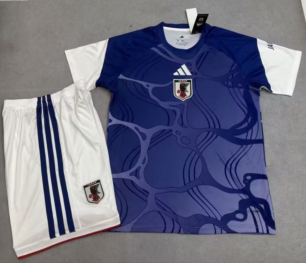 26-27 Special Edition Japan Blue Soccer Uniform-718