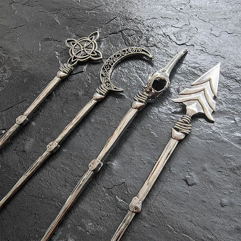 Vintage Celtic Arrow Metal Hairpin –  Viking-Inspired Hair Stick for Women – , Buns & Updos Mother's Day gift