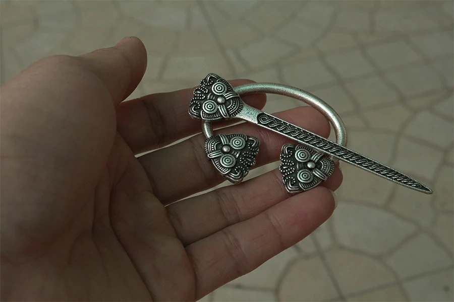 lanseis 10pcs Viking pennanular brooch replica Viking jewellery replicas  Antique victorian  viking scottish pennanular