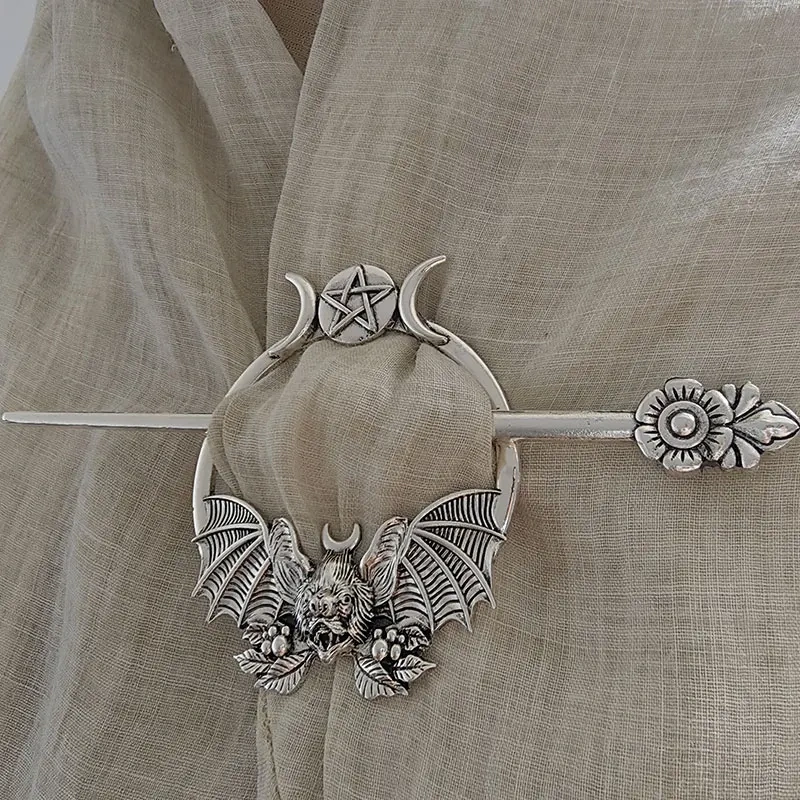 Gothic Bat Hair Clip Pin  Witchy OccuGothic Bat Hair Clip Pin – Witchy Occult Hair Accessory for Women  Unique Mother's Day Gift