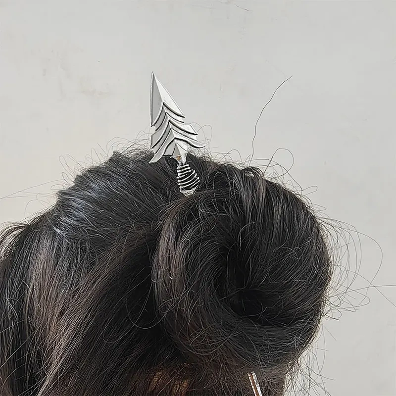 Vintage Celtic Arrow Metal Hairpin –  Viking-Inspired Hair Stick for Women – , Buns & Updos Mother's Day gift