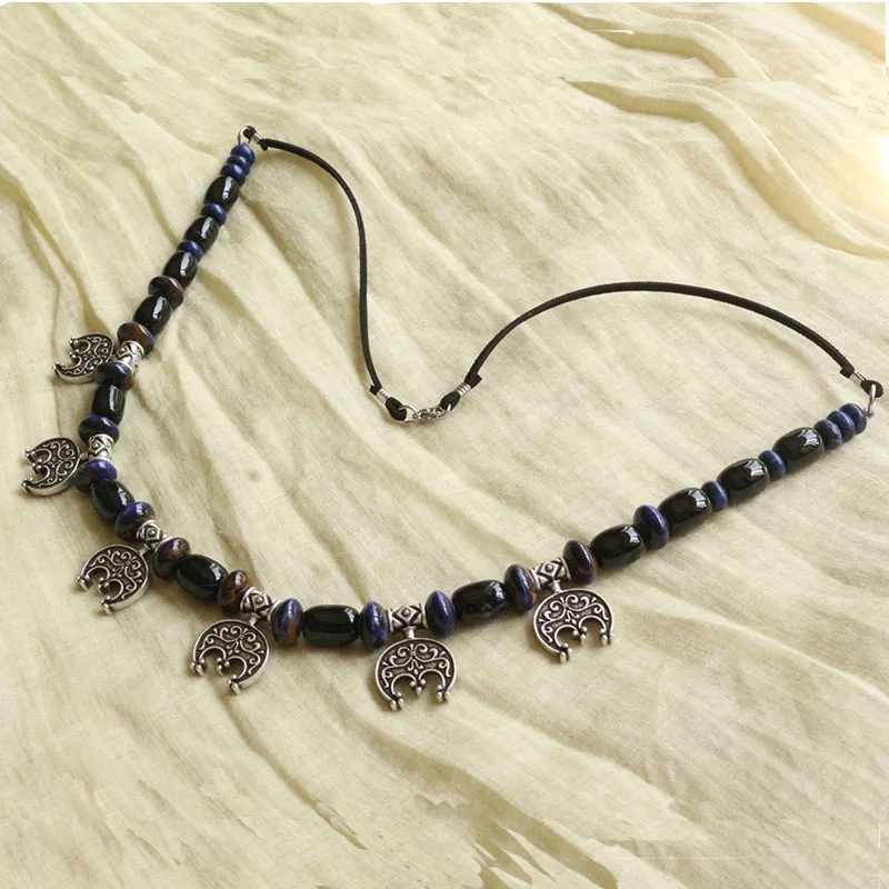 Slavic Jewelry Makeing For Women necklace, Viking Style Tribal Brooch Middle Ages Lunula Jewelry…